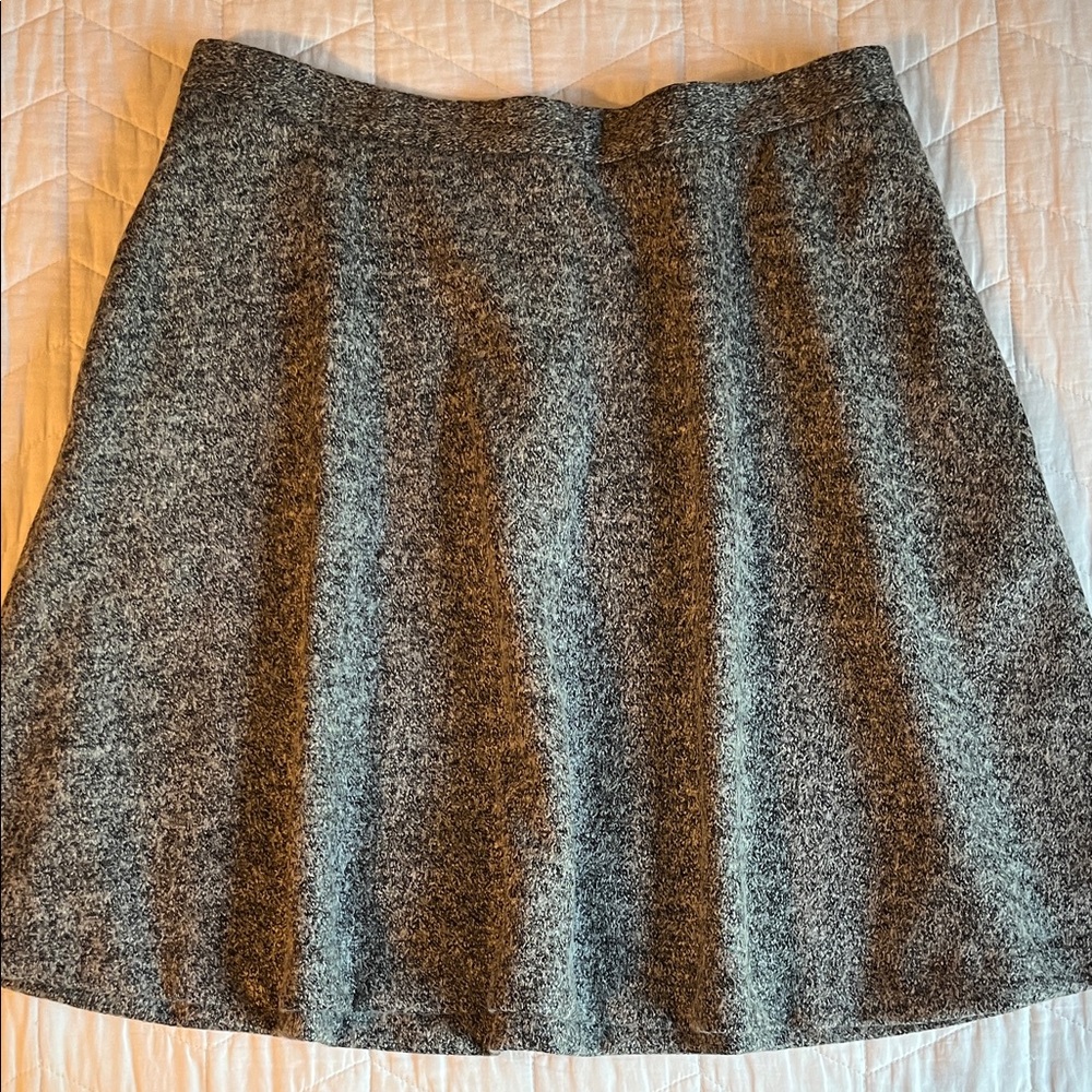 Banana Republic black/charcoal  A-Line Skirt size 12